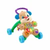 FISHER-PRICE ridi & impara cagnolino primi passi – edizione multilingue, giocattolo musicale per camminare; per neonati e bambini piccoli da 6 a 36 mesi> Cavalcabili E Primi Passi