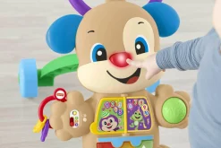FISHER-PRICE ridi & impara cagnolino primi passi – edizione multilingue, giocattolo musicale per camminare; per neonati e bambini piccoli da 6 a 36 mesi><noscript><img width=