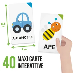 HEADU Flashcards parlanti – suoni, versi e rumori | giochi educativi per bambini 2+> Primi Apprendimenti