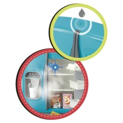 FUNNY HOME Frigorifero americano realistico con suoni e luci – 9 accessori inclusi – gioco di ruolo per bambini –><noscript><img width=