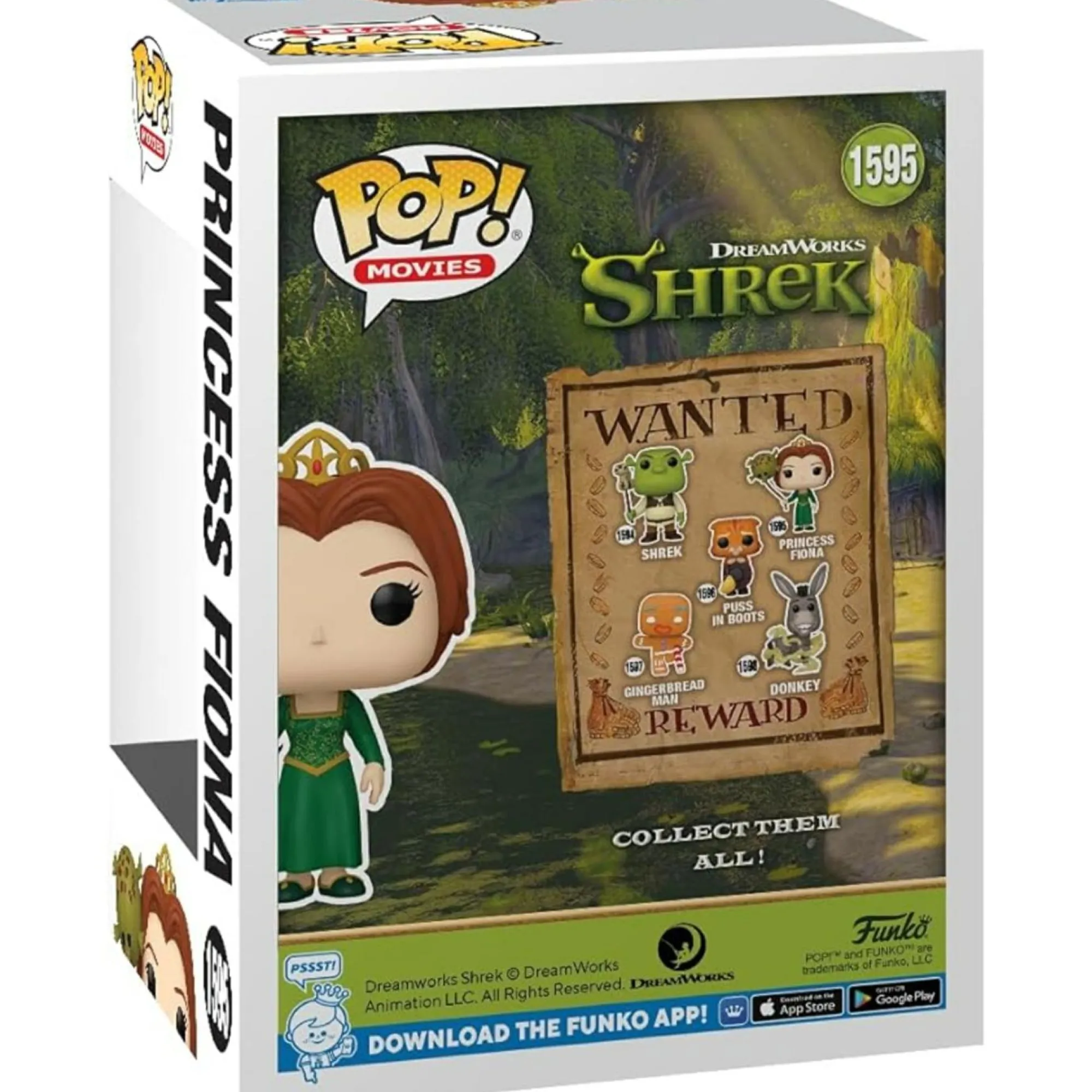 FUNKO POP! Funko pop – shrek dreamworks – versione 30° anniversario – fiona – 1595> Funko Da Collezione|Action Figures