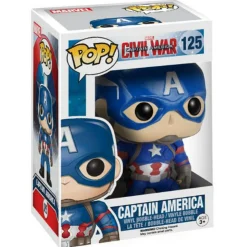 Avengers Funko pop marvel captain america civil war 125 – bobblehead da collezione> Funko Da Collezione|Action Figures