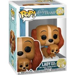 Disney Funko pop one lilli e il vagabondo – 70° anniversario – lilli con cucciolo – 1553> Funko Da Collezione|Action Figures