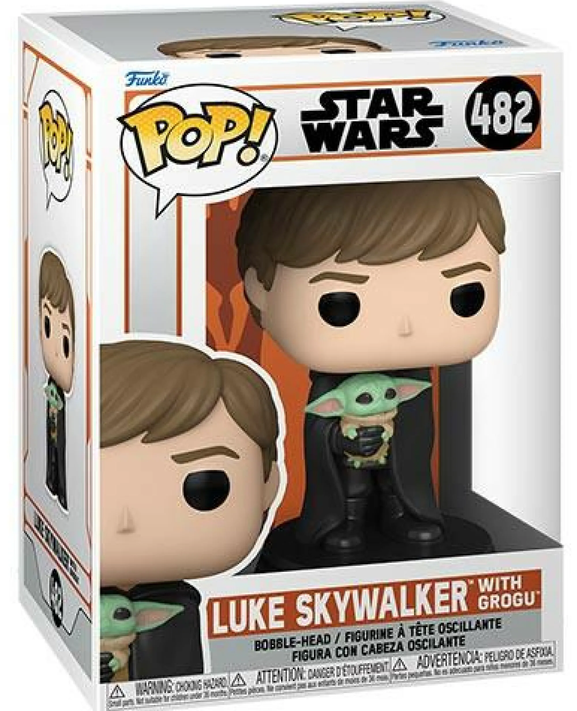 FUNKO POP! Funko pop star wars the mandalorian luke w/grogu 482> Funko Da Collezione|Action Figures