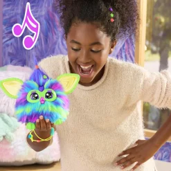 FURBY aurora furborealis, si illumina al buio, giocattolo di peluche interattivo><noscript><img width=