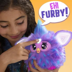 FURBY viola, giocattolo di peluche, con attivazione vocale, 15 accessori di moda, giocattoli interattivi, dai 6 anni in su><noscript><img width=