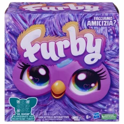 FURBY viola, giocattolo di peluche, con attivazione vocale, 15 accessori di moda, giocattoli interattivi, dai 6 anni in su><noscript><img width=