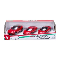 BBURAGO Gift set 3 pack ferrari r&p 1:43 modelli assortiti –> Droni E Modellini Auto|Modellini Veicoli In Scala