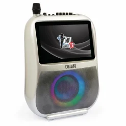 GIOCHI PREZIOSI – canta tu pro – macchina per karaoke colore silver> Giochi Da Tavolo Per Adulti E Carte Collezionabili|Gadget E Idee Regalo Per Adulti