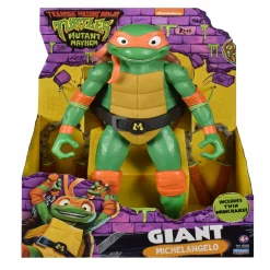 GIOCHI PREZIOSI – tartarughe ninja – personaggio gigante – michelangelo> Action Figures