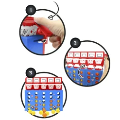 ZIG ZAG Gioco da tavolo 4 canestri  – divertimento per tutta la famiglia con strategia e abilità> Giochi In Scatola Per Famiglia