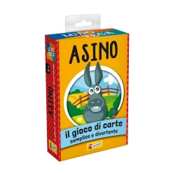 LISCIANI Gioco di carte asino: divertimento per tutta la famiglia – 55 carte colorate -3+> Giochi Di Carte