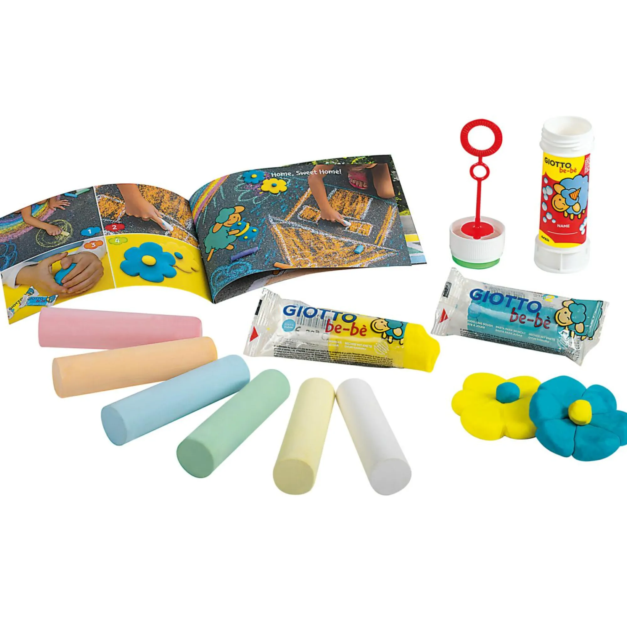 GIOTTO be-bè color&play open air set – kit creativo per giochi all’aria aperta> Cancelleria E Accessori