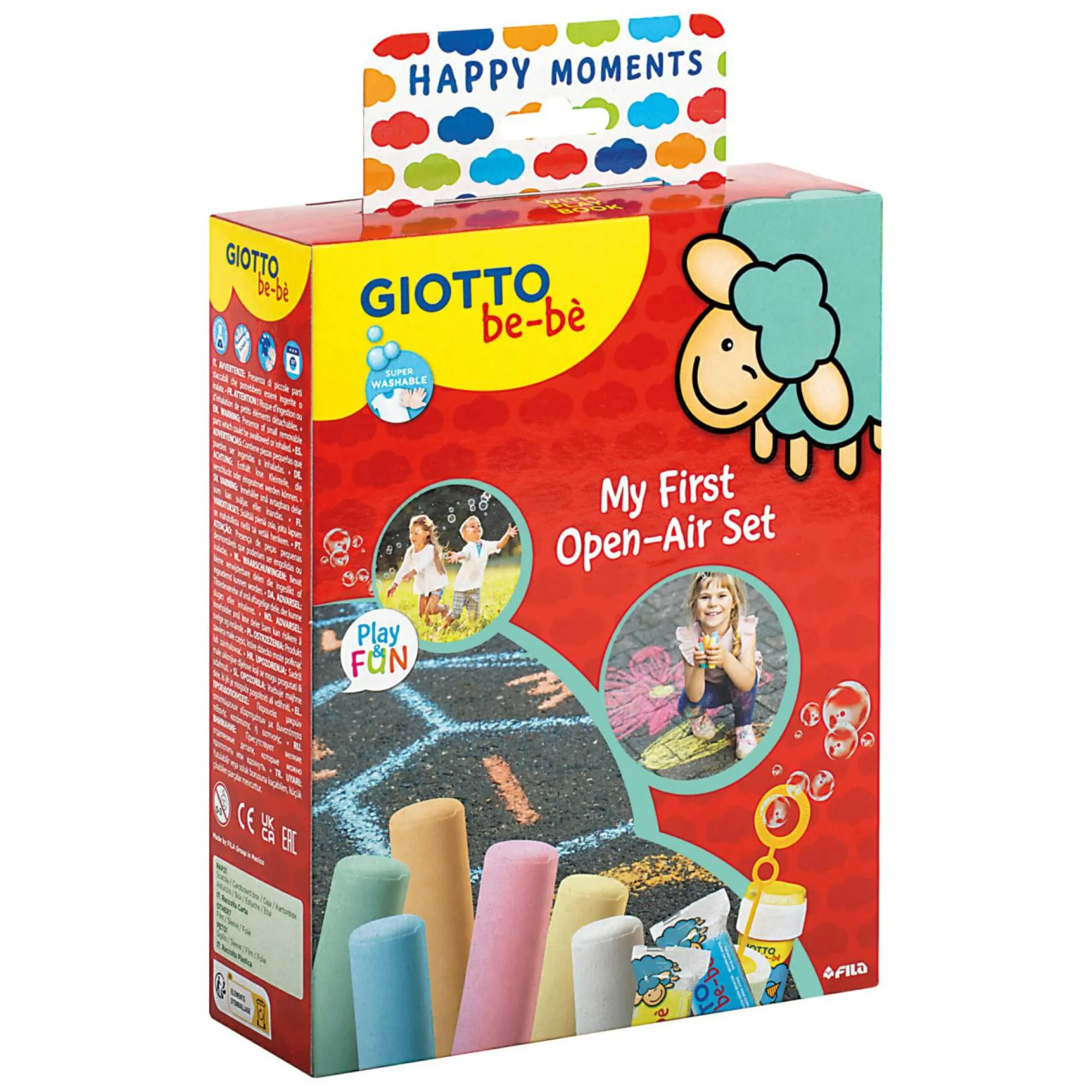 GIOTTO be-bè color&play open air set – kit creativo per giochi all’aria aperta> Cancelleria E Accessori