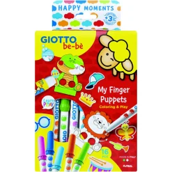 GIOTTO bebè happy moments my finger puppets – set creativo> Cancelleria E Accessori