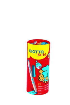 GIOTTO bebe’ – barattolo 10 superpennarelli ideali per i più piccoli> Cancelleria E Accessori