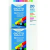 GIOTTO gessetti tondi colorati – astuccio con doppia confezione ( 2 x 10 pz)> Cancelleria E Accessori