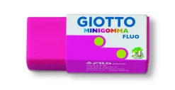 GIOTTO mini gomma fluo – confezione 5 minigomme colori fluo><noscript><img width=