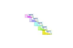 GIOTTO mini gomma pastel – confezione 5 minigomme colori pastello> Cancelleria E Accessori