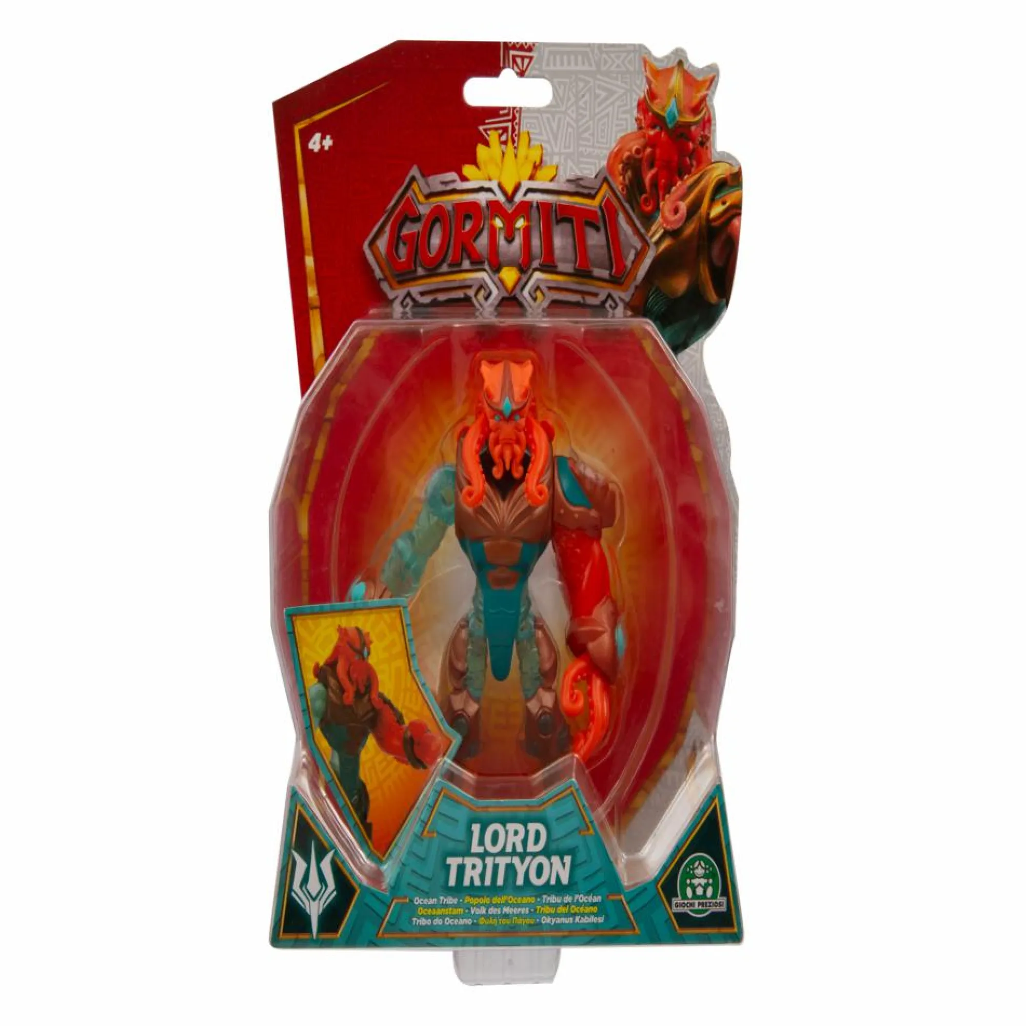 GORMITI – personaggi deluxe 12 cm, serie 3, alfa lord trityon, assortimento 7, snodati e con funzione d’attacco> Action Figures