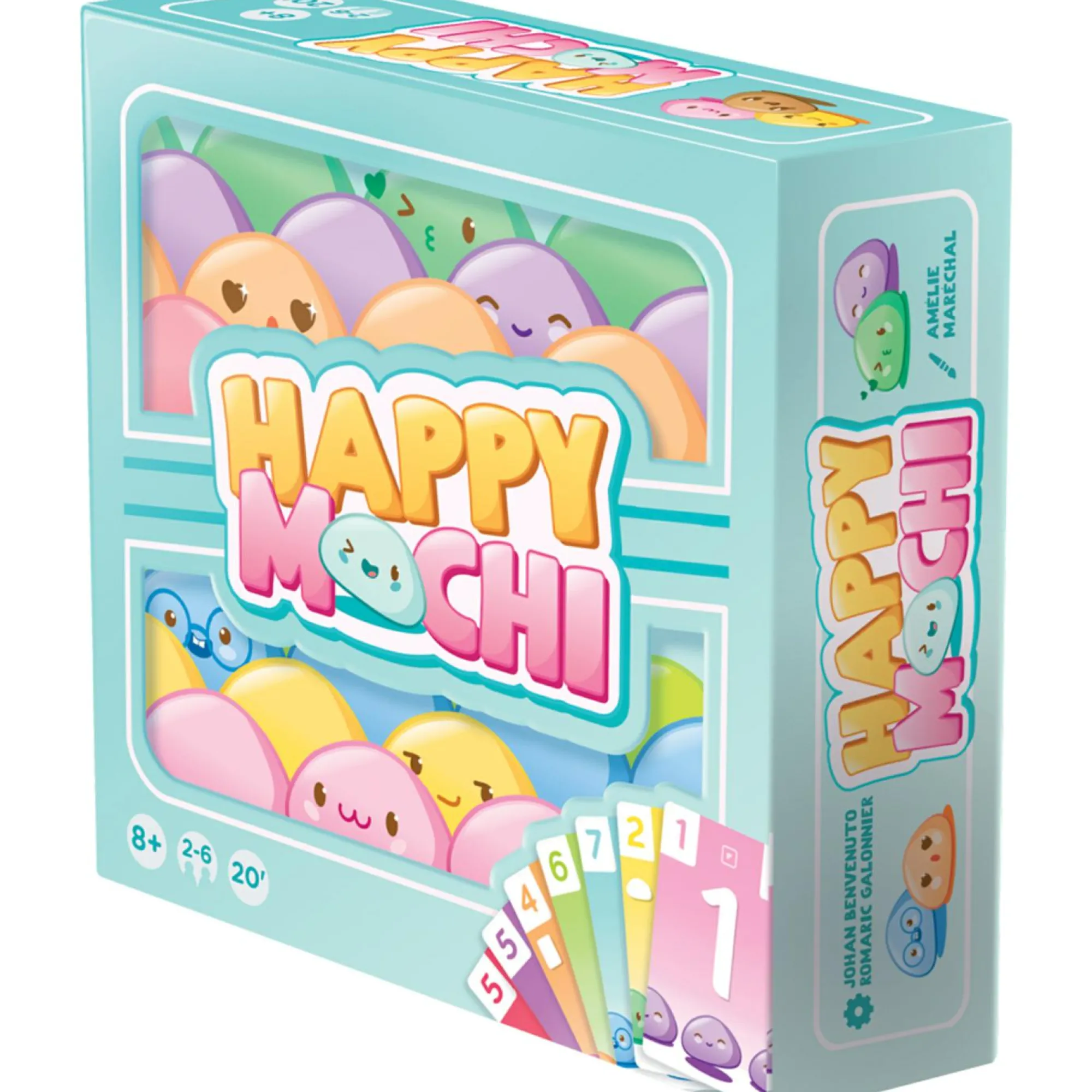 ASMODEE Happy mochi, gioco da tavolo da 2 a 6 giocatori, edizione in italiano> Giochi In Scatola Per Famiglia