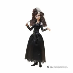 Harry Potter – bellatrix lestrange bambola da collezione da 25 cm circa con capelli ricci, abito nero, collana e bacchetta, giocattolo per bambini 6+ anni, hfj70> Fashion Dolls