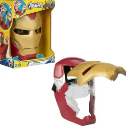 MARVEL Hasbro avengers, maschera flip fx di iron man, con effetti luminosi, replica per giochi d’imitazione> Action Figures