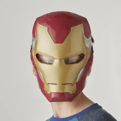 MARVEL Hasbro avengers, maschera flip fx di iron man, con effetti luminosi, replica per giochi d’imitazione> Action Figures