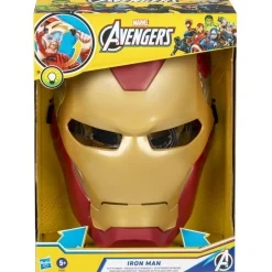 MARVEL Hasbro avengers, maschera flip fx di iron man, con effetti luminosi, replica per giochi d’imitazione><noscript><img width=