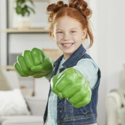 MARVEL Hasbro avengers, pugni di hulk verdi, super pungi gamma, giocattolo per roleplay> Action Figures