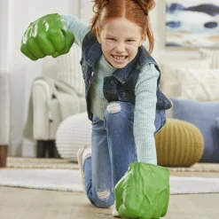 MARVEL Hasbro avengers, pugni di hulk verdi, super pungi gamma, giocattolo per roleplay><noscript><img width=