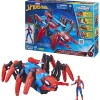 MARVEL Hasbro , spider-man, crawl ‘n blast spider, dai 4 anni in su, lancia ragnatele e acqua> Action Figures