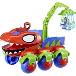 SPIDEY Hasbro marvel e i suoi fantastici amici, veicolo dino-webs, playset con vicolo  dino-webs e supereroi><noscript><img width=