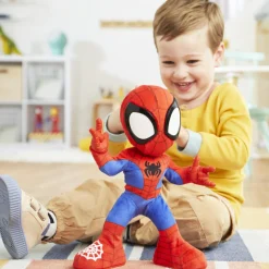 SPIDEY Hasbro marvel e i suoi fantastici amici, balla e gattona, peluche interattivo con 20 frasi e suoni, 2 canzoni><noscript><img width=