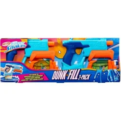 NERF Hasbro super soaker dunk fill  – confezione da 2 blaster ad acqua> Pistole Ad Acqua
