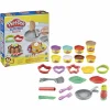 PLAY-DOH Hasbro kitchen creations flip ‘n pancakes, per bambini dai 3 anni in su, con 8 colori, 14 componenti> Plastilina E Pasta Modellabile