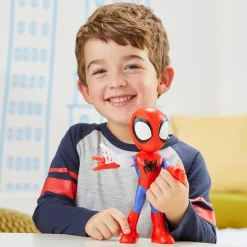 SPIDEY Hasbro e i suoi fantastici amici – mega , action figure da 22,5 cm, giocattolo per età prescolare, dai 3 anni in su><noscript><img width=