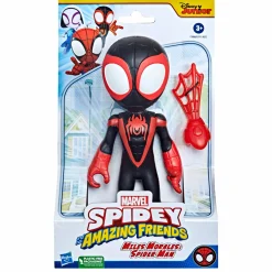 SPIDEY Hasbro e i suoi fantastici amici – mega miles morales, action figure da 22,5 cm, dai 3 anni in su> Action Figures