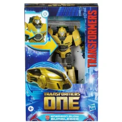 Transformers Hasbro one, energon glow bumblebee (b-127), action figure per bambini, ai 6 anni in su><noscript><img width=