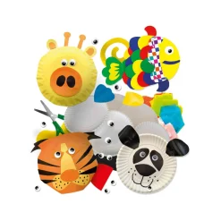 HEADU – fantasia con la carta – ritaglia, attacca e crea simpatici animali> Kit Artistici E Pittura