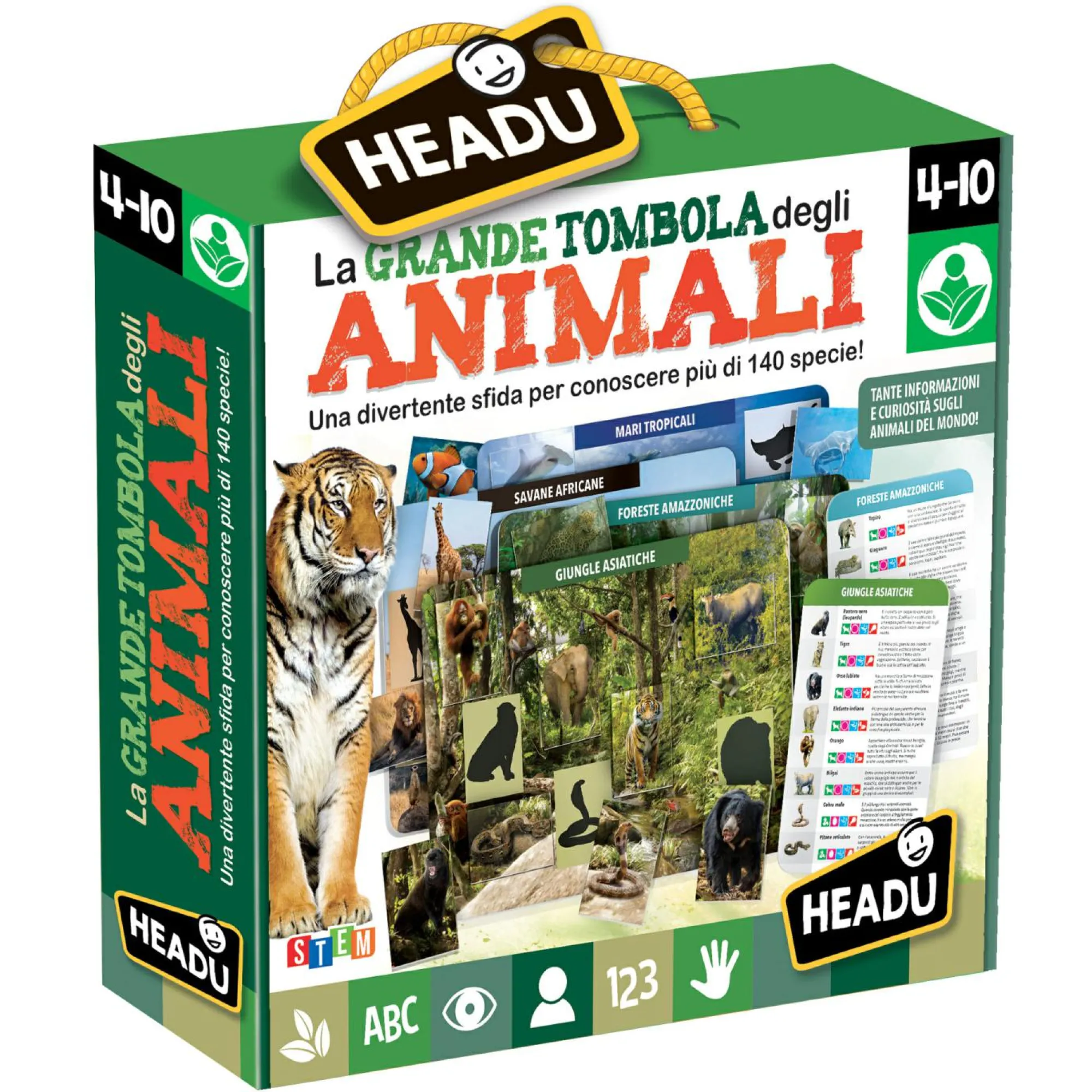 HEADU – la grande tombola degli animali> Primi Apprendimenti