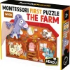 HEADU – montessori first puzzle the farm> Puzzle Per Bambini