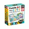 HEADU – puzzle 8+1 city – grandi pezzi double-face> Puzzle Per Bambini