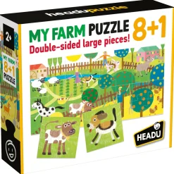 HEADU – puzzle 8+1 farm> Puzzle Per Bambini