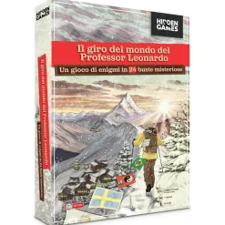 -- No Brand -- Hidden games giro del mondo del professor leonardo – ms edizioni> Giochi Escape Room Ed Enigmi