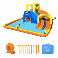 Bestway H2ogo! mega parco acquatico super waterway  5,51 m x 5,02 m x 2,65 m> Gonfiabili Per Bambini