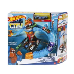 Hot Wheels city – creature mostruose, set singolo assortito collegabile con pista e macchinina inclusa><noscript><img width=