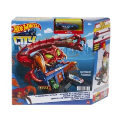 Hot Wheels city – creature mostruose, set singolo assortito collegabile con pista e macchinina inclusa><noscript><img width=