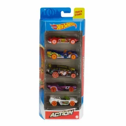 Hot Wheels - confezione da 5 macchinine in scala 1:64, veicoli assortiti, 3+anni> Macchinine Bambini