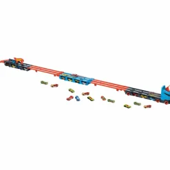 Hot Wheels 2in1 camion trasportatore e pista con 3 macchinine, 4+anni><noscript><img width=